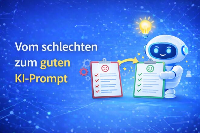 Vom schlechten zum guten KI-Prompt