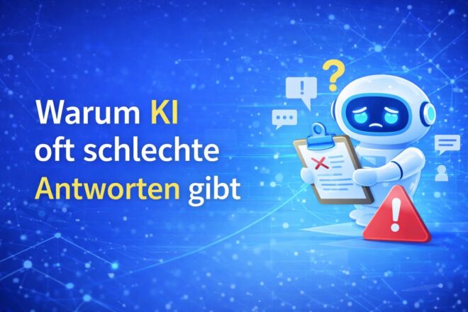 Warum KI oft schlechte Antworten gibt